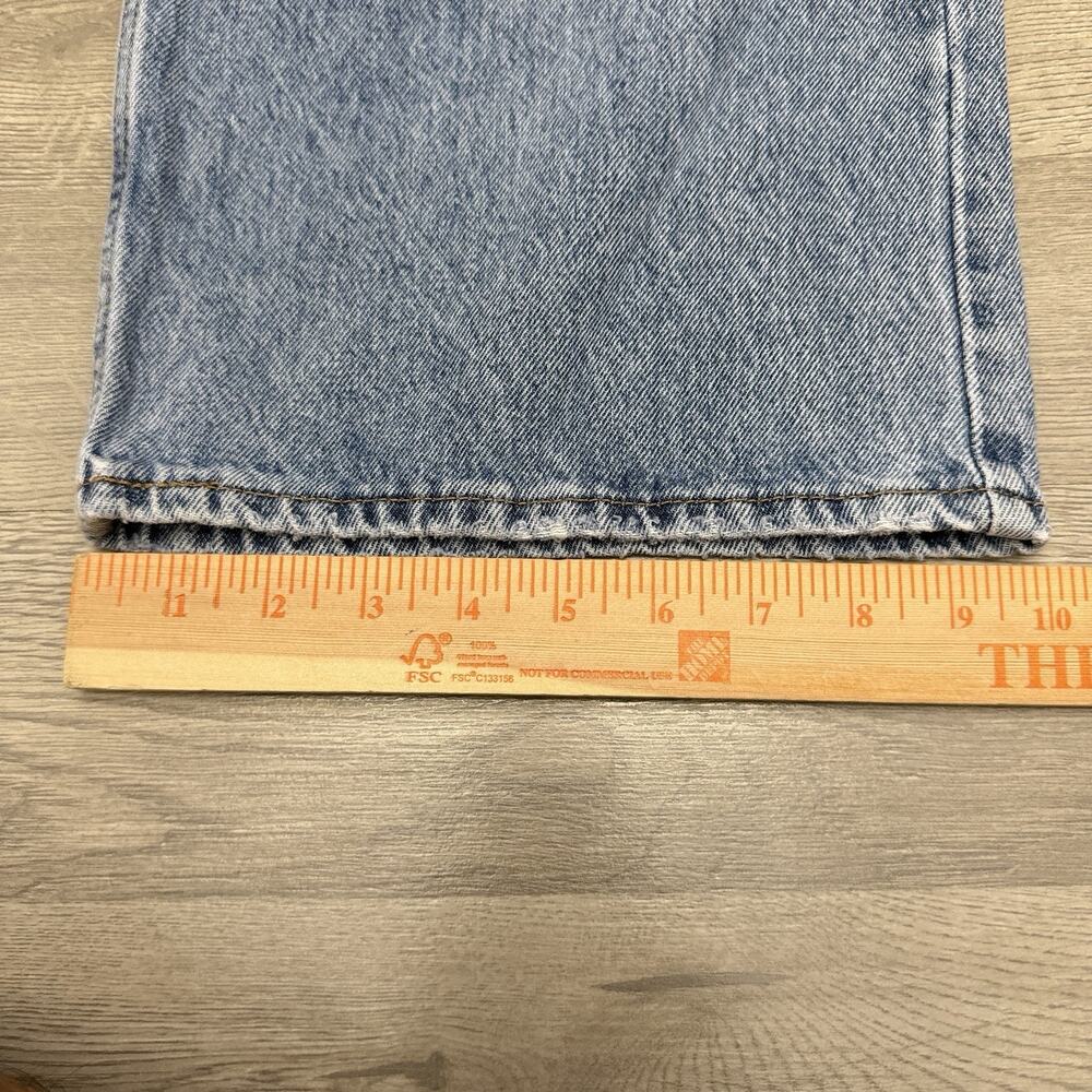 Levis Superlow Loose Jeans Womens 28x32 NWT Light Wash Distressed Wide Leg - Picture 12 of 13